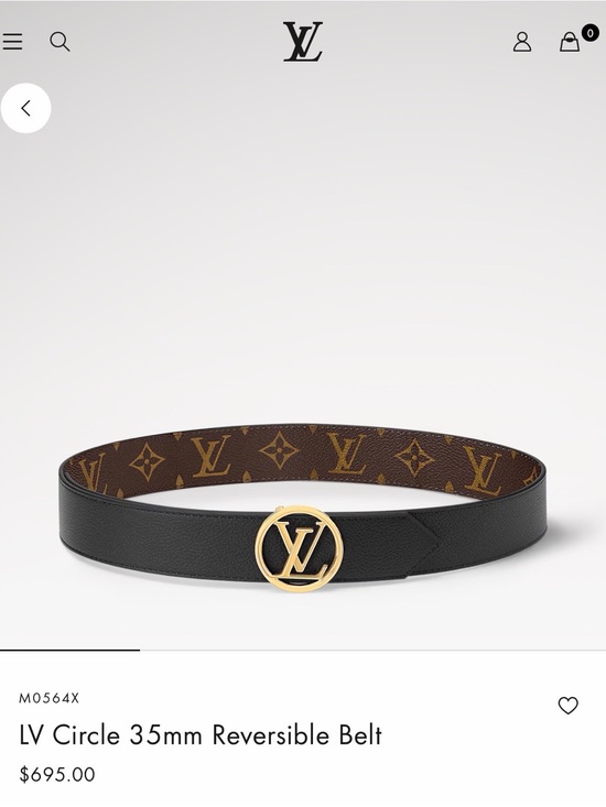 Louis Vuitton Other - Louis Vuitton Reversible Monogram & Black Belt with Gold LV Circle ❌❌SOLD❌❌ loca